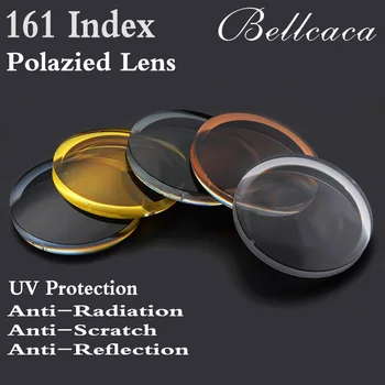 1.61 Indeksas Asferiniai Optinis Poliarizuoti Akiniai nuo saulės Recepto Objektyvas CR-39 Trumparegystė Presbyopia Lęšių, Saulės Akinių, Lęšių 2 VNT BC163