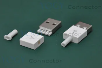 (100 vnt/lot) Vyrų USB Jungtis Plue, tinka telefoną, mp3, mp4, tablet duomenų kabelis Kompiuterio Jungtis