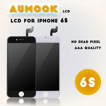 10pieces AAA Kokybės Optimalus Kokybės Ekranas ir skaitmeninis keitiklis Pakeitimo Jutiklinis Ekranas iPhone 6S LCD Juoda Balta
