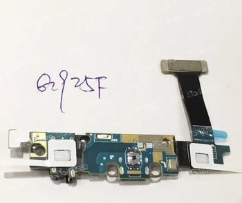 10vnt/daug Patikrintas Gerai G925F USB Įkrovimo lizdas Flex Kabelis Samsung S6 Krašto 5.1 colių
