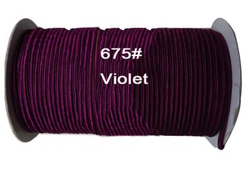 130m/Roll Violetinė Geriausia Butas Linijos Nailono Virvutės+4mm Papuošalai Priedai, Siūlai Macrame Virvę, Apyrankę, Vėrinį Duobute String Laidai