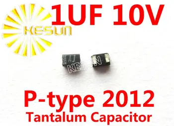 1UF 10V P type 0805 2012 SMD Tantalum Capacitor Connector TEESVP1A105M8R x100PCS