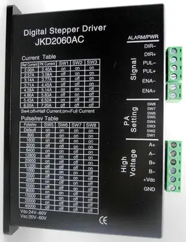 2 etapas stepper motor driver/skaitmeninis valdiklis JKD2060 piko 7.2 256 microstep 24V-80VDC