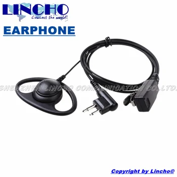 2 PIN big PTT Mic Earpiece Interphone Earphone Walkie Talkie Headset for Moto GP88 GP300 GP2000 CT150 P040 Radio