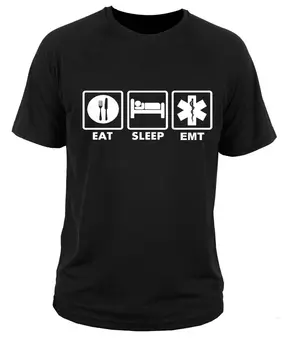2018 Nauja Vyrų Drabužiai Marškinėliai T-shirt greitosios Medicinos Pagalbos Technikas , Paramedic Streetwear Tees