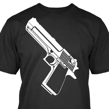 2018 Naujas Cool T-shirt Medvilnės Žmogus T-shirt Geriausias Sleling Dizainas Nemokamas Pristatymas Desert Eagle T-Shirt