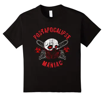 2018 Naujas Vasaros Mados Vyrai Tee Marškinėliai T-Shirt (HR) Zombie Maniakas Atsitiktinis marškinėliai