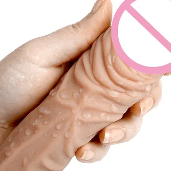 20cm Extended Condom Super Realistic Big Penis Sleeve Dick Extender Cock Enlargement Extension Reusable Condom Sex Toys for Men