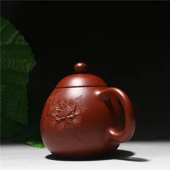 220ml Yixing Originali Rankų darbo Raudonos Molio Drakonas Kiaušinių Dahongpao arbatinukas Kinijos Kung Fu Zisha Arbatos Puodą Dovanų Dėžutėje Nemokamas Pristatymas