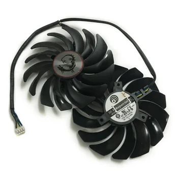 2vnt/daug kompiuterio radiatorius, radiatorius, Ventiliatoriai Vaizdo plokštės aušinimo ventiliatorius MSI GTX1080/GTX1070/GTX1060 ŽAIDIMŲ GPU Grafikos Plokštę, Aušinimo