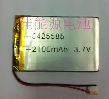 3,7 V ličio polimero baterija 425585 2100MAH GPS rankinis mobiliojo galia eBook Li-ion Ląstelių