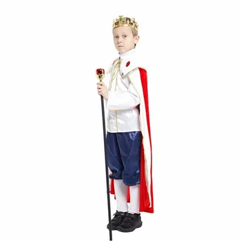 3 dydis naujų vaikinų Royal king helovinas karalius cosplay kostiumai vaikams Senovės karalius Princas kostiumas vaikams visiškai vaikų kostiumas