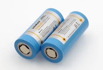 3 pcs. Liitokala 26650-55A 5000 mAh 26650 Lithium Ion Rechargeable Battery 3.7V Batteries Flashlight 20A 3.6 V Battery Power