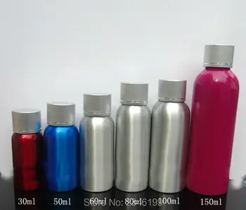 30ML 50pcs/daug Tuščių Kosmetikos Kremas/Skysčių Talpyklos, Užsukamu Aliuminio Kosmetikos Pakuotės Buteliukas, Įvairių Spalvų Emulsijos Butelis