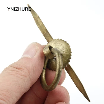 30pcs 23*82mm Antikvariniai Mini arbatos puodo rankena senovės medinių senovinių priedai dekoratyvinis geležies rankenėlę