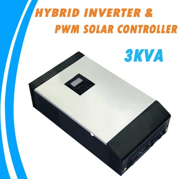 3KVA Pure Sine Wave Hibridinė Saulės Inverterių Built-in PWM Saulės Įkrovimo Valdiklis, skirtas Naudoti Namuose PS-3K