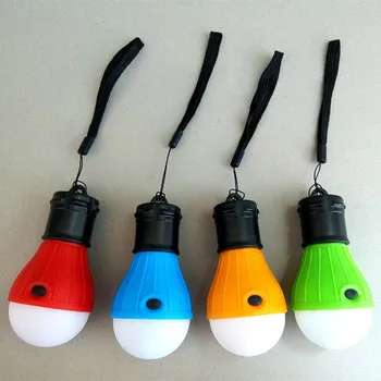 4 Spalvų Nešiojamų Lauko Kempingas Kabo LED Lempos, Žibintai, Energijos Taupymo Palapinę Nakties Lemputės su Kabliu arba Virvė, Lauko Įrankiai