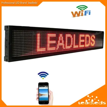 40Inch Wifi belaidžio nuotolinio valdymo Programuojami Reklama LED Ekranas, Lenta, Ryškiai Raudonos led ženklas, skirtas ir Verslo Parduotuvė