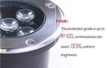 4pcs/daug 24W LED Požeminės Šviesos AC85-265V Waterpoof led metro mini vietoje exterieur led grindų lempos septynių spalvų