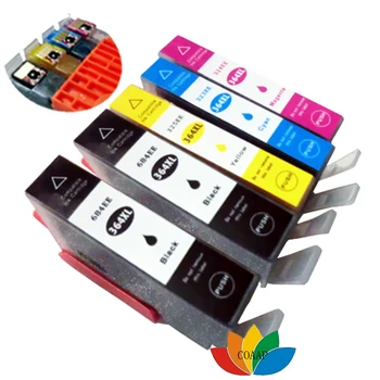 5 Compatible hp 364 364XL Ink Cartridges for HP 3070A 3520 4610 4620 4622 5510 5515 5520 5524 6510 6520 7510 7520 inkjet Printer