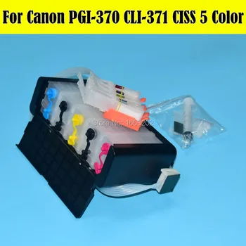 5 Spalvų MG5730 Ciss Nepertraukiamo Rašalo Tiekimo Sistema Canon PGI-370 CLI-371 Ciss Su LANKU Lustas