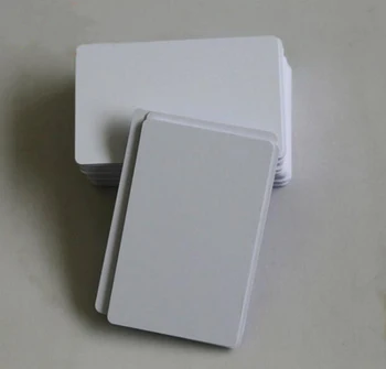 500pcs/daug Spausdinimui tuščią PVC kortelės ,be lustai naudojami, kad valstybė kortelės /įmonės Kortelės (kredito kortelės