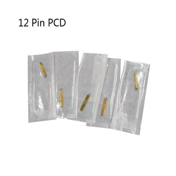 50Pcs 12PCD 3D Siuvinėjimo Sterilizuotas Nerūdijančio Plieno permanentinis Makiažas Adatos Antakių Lūpų Siuvinėjimo Microblading Prekes