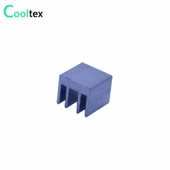 (50pcs/lot) 13x13x11mm Aliuminio heatsink karštojo Išspaudimo (ekstruzijos) radiatorių IC chip RAM radiatorius aušinimo