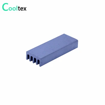 (50pcs/lot) 30x11x5mm Aliuminio heatsink radiatorių chip Elektroninių radiatorius aušinimo
