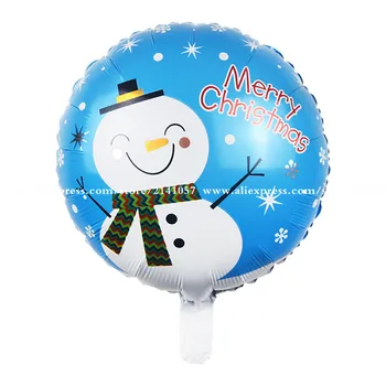 50pcs Nemokamas Pristatymas Naujos 18 colių Kalėdų senį šalis, aliumininiai balionai balionai vaikų žaislai