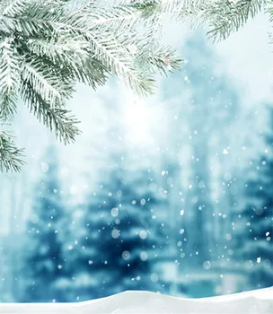 5x7 Baltas Sniegas Krenta Fotografijos Fonas Fonas Naujagimių Skaitmeninis Atspausdintas Žalios Kalėdos Medžių Fone Studija Rekvizitai