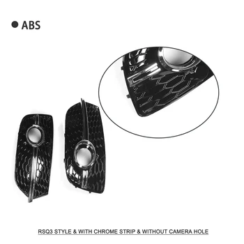 ABS automobilių priekiniai žibintai padengti Audi,auto lempos dangtelis tinka Audi Q3 2013-m.