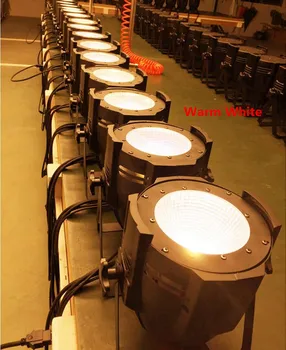 Aliuminio lydinys LED par 120W COB RGBW 4in1/RGB 3in1/ Šilta Balta Šalta balta LED Par Gali Par64 led prožektorius dj šviesos Dmx kontrolės