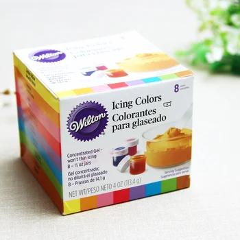 Amerikoje Wilton du kartus cukraus pyragas pigmento spalva pasta maisto kepimo wilton 8 spalvos pigmentas