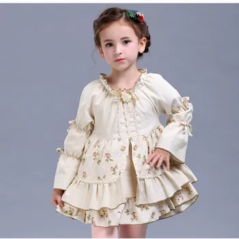 Anlencool Mergaitės drabužiai pardavimas rudenį vaikus naujas princesė dress Baby Girl Medvilnės Suknelės Gražus Kūdikiams, Vaikams, Drabužiai Nėriniai