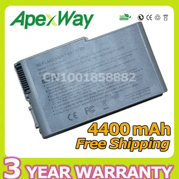 Apexway 11.1 V Baterija Dell Latitude D500 D505 D510 D520 D530 D600 D610 už Precision M20 C1295 M9014 U1544 W1605 Y1338