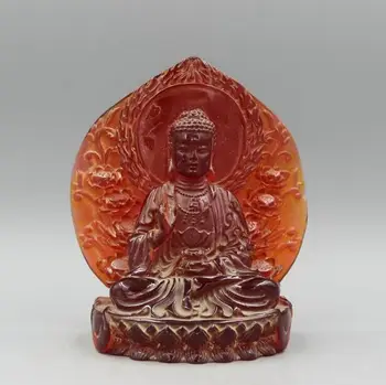 Aukštos imitacija gintaro įvairūs antikvariniai, senoviniai amatai aukštos imitacija Succinum Buda apšvietimas