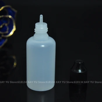 Aukštos kokybės 30 ml aliejus, plastikinis butelis su lašintuvu childproof dangteliai, skystas alyvos