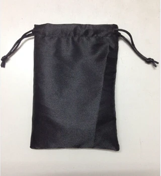 Aukštos kokybės 500pcs satino mažas raišteliu maišelis dydis 20*20cm papuošalų maišelis didmeninė su custom vienos spalvos logotipo nemokamas pristatymas