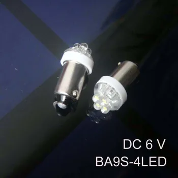 Aukštos kokybės 6 v BA9s led signalinės lemputės,led BA9s lemputė,DC6.3V BA9s led žibintai, led Pilotas lempos nemokamas pristatymas 100vnt/daug