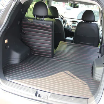 Automobilio bagažo skyriaus kilimėliai XPE oda, padas po sandėlyje atgal mygtukai boot padas Hyundai IX35
