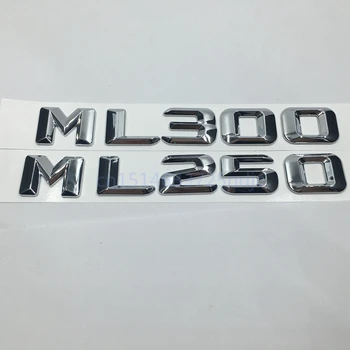 Automobilio Lipdukas, Skirtas Mercedes Benz ML Klasė ML300 ML250 Galiniai Emblema Logotipas Bagažinės Žodžiai Užrašu Ženklelis ML 300 ML 250