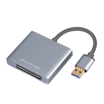 BaseQi MRW-E80 suderinama USB3.0 / 2.0 XQD kortelės skirtas high-speed kortelių skaitytuvas