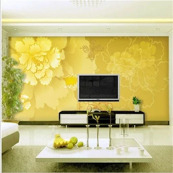 Beibehang stereoskopinis 3d tapetai Kinijos vientisas, TV foną, didelių sienos tapetai, freskos Televizijos freskomis papel de parede