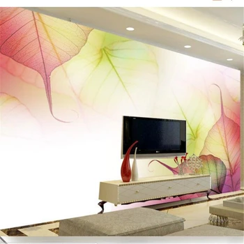 Beibehang užsakymą freskos 3d gražių lapų svetainė, miegamasis, sofa-tapetai, namo apdaila, tapetai papel de parede