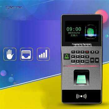 Biuro Valdymo Sistemos pirštų Atspaudų Biometriniai Lankomumo Mašina F16 Elektroninę praėjimo Kontrolės Sistemą, pirštų atspaudų lankomumas