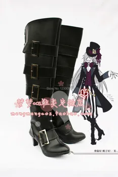 Black Butler 2 Kuroshitsuji paskirta tiekti vandenį batai batai cosplay Kostiumas