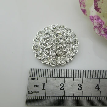 (BT143 28mm)10vnt ound deimantas, kalnų krištolas puošmenų flatback