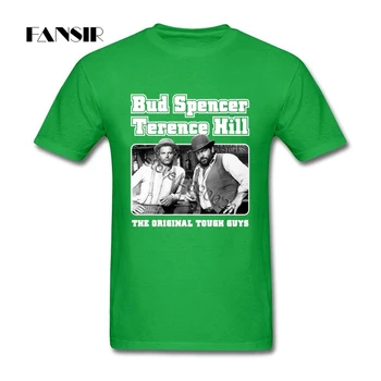 Bud Spencer Vyrų marškinėliai Homme Tee Marškinėliai Vyrams Užsakymą Medvilnės trumpomis Rankovėmis didelio Dydžio Drabužius Paauglių
