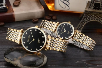 CHENXI Moterys Sidabro Aukso Riešo Žiūrėti Nerūdijančio Plieno Dirželis Laikrodžiai Gyvenimo Vandeniui kalnų krištolas Laikrodis 